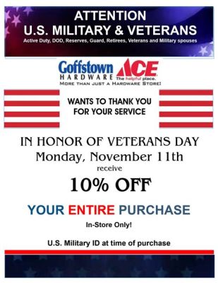 Does Ace Hardware Offer Military Discount? Exploring the Intersection of Patriotism and Home Improvement